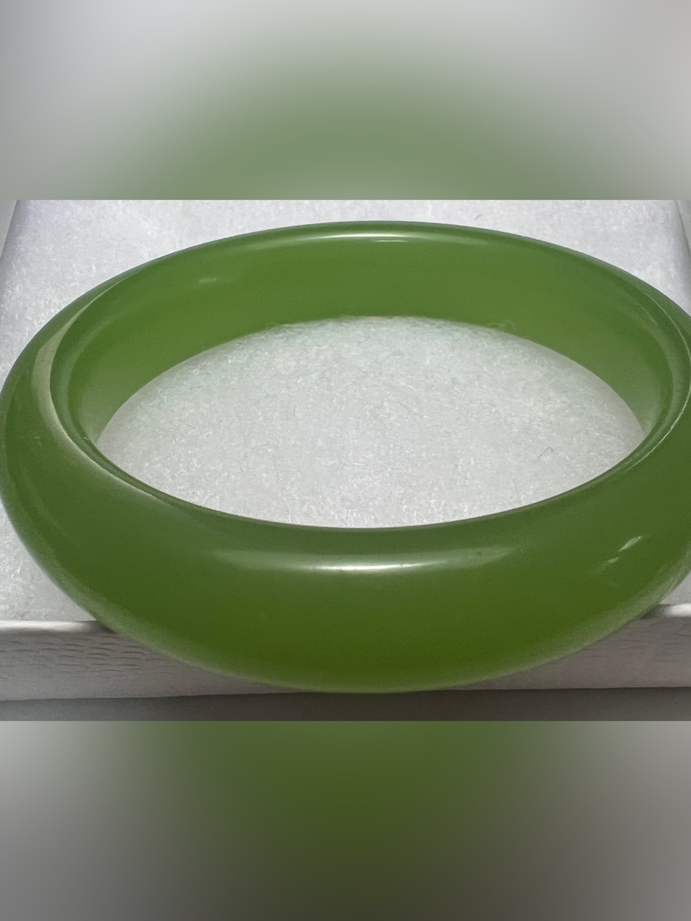 Green Jade Bangle Bracelet